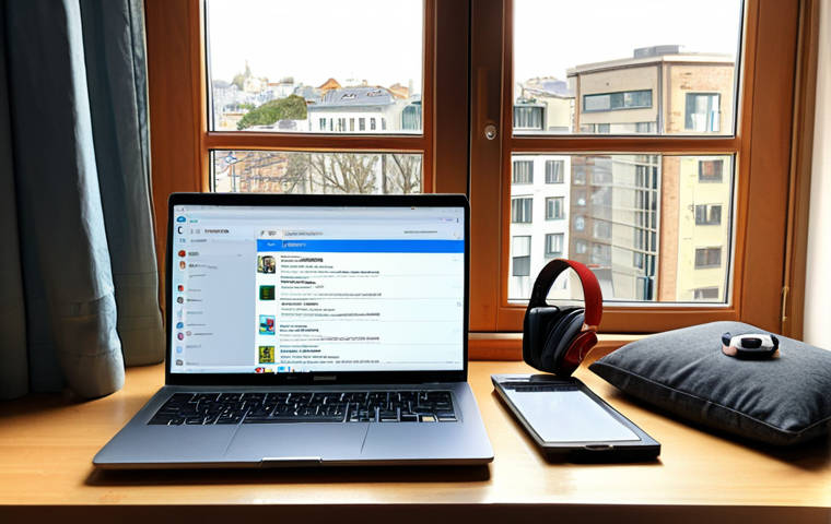 **

*   **Prompt:** Digital nomad workspace setup, laptop open, headphones on, studying Coursera course on data science, surrounded by travel souvenirs, sunny window view, modern aesthetic, cozy vibe.

**