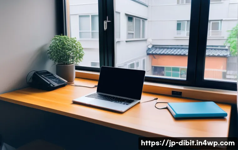 디지털 노마드를 위한 안전한 여행 경로 설정 - A cozy, modern digital nomad workspace inside a secure, well-lit apartment room in a safe urban neig...